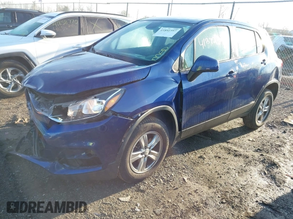 2017 Chevrolet Trax LS with VIN 3GNCJNSB3HL131659, listed as a IAAI auction lot 41892397 with 124,003 mi miles. Bid and sale history available at carsss.com. Image 2.