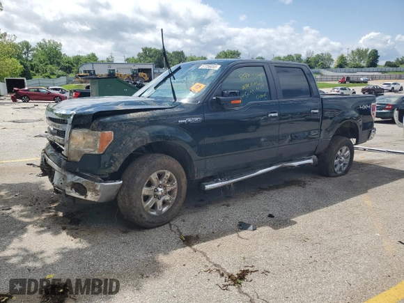 2013 Ford F-150 XL with VIN 1FTFW1EF5DKF14335, listed as a Copart auction lot 57256055 with 71,038 mi miles and Salvage title. Bid and sale history available at DreamBid. Image 1.