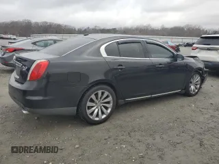 2012 Lincoln MKS with VIN 1LNHL9ER3CG806878, listed as a Copart auction lot 87162644 with 136,878 mi miles and Salvage Title. Bid and sale history available at DreamBid. Image 3.