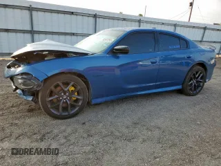 2020 Dodge Charger R/T with VIN 2C3CDXCT7LH224130, listed as a Copart auction lot 58597255 with 72,203 mi miles and Salvage title. Bid and sale history available at DreamBid. Image 1.