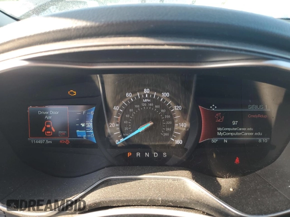 2017 Ford Fusion SE z VIN 3FA6P0HD6HR156834, wystawiony jako Copart lot #55144955 z przebiegiem 114 497 mil mil oraz Szkoda całkowita • Salvage title. Historia ofert i sprzedaży dostępna na DreamBid. Obrazek 9.