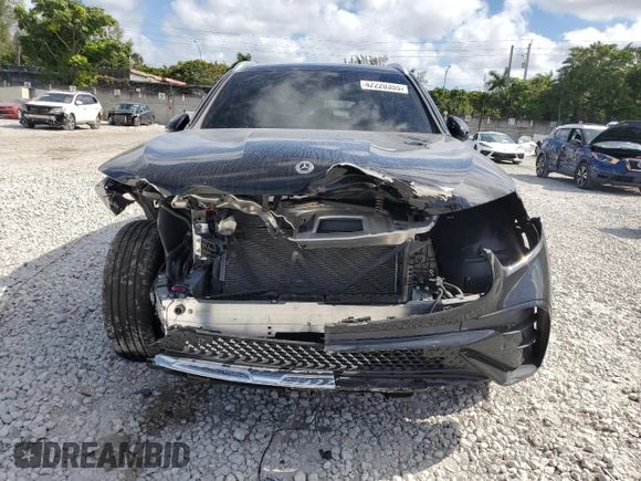 2023 Mercedes-Benz GLC with VIN W1NKM4GB6PF042216, listed as a Copart auction lot 42220355 with 19,639 mi miles and Salvage Title. Bid and sale history available at carsss.com. Image 5.