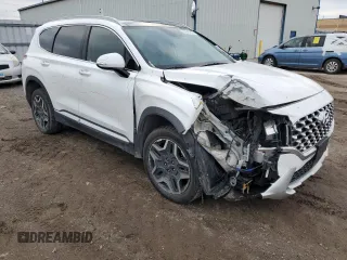 2021 Hyundai Santa Fe Hybrid Limited with VIN KM8S5DA19MU013445, listed as a Copart auction lot 82649613 with 152,226 mi miles and Salvage Title. Bid and sale history available at carsss.com. Image 4.