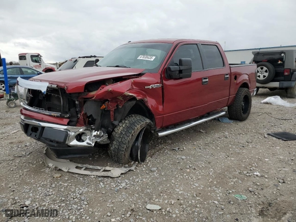 2013 Ford F-150 XL with VIN 1FTFW1CF4DKD77908, listed as a Copart auction lot 47838435 with 154,933 mi miles and Salvage Title. Bid and sale history available at carsss.com. Image 1.