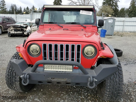 2004 Jeep Wrangler X with VIN 1J4FA39S24P747829, listed as a Copart auction lot 51172355 with 183,073 mi miles and Salvage Title. Bid and sale history available at carsss.com. Image 5.