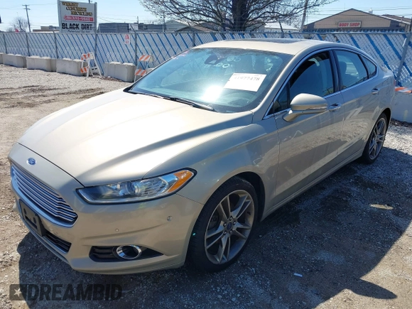 2015 Ford Fusion Titanium with VIN 3FA6P0D91FR236699, listed as a IAAI auction lot 41977478 with 203,394 mi miles. Bid and sale history available at carsss.com. Image 2.