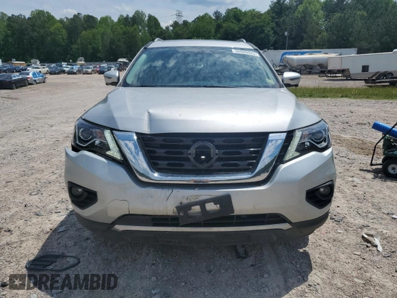 2017 Nissan Pathfinder SL with VIN 5N1DR2MN7HC650880, listed as a Copart auction lot 56006025 with 74,945 mi miles and Salvage title. Bid and sale history available at DreamBid. Image 5.
