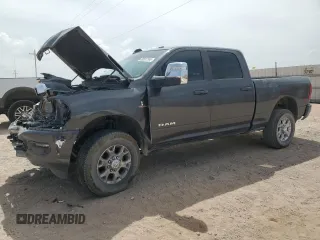 2024 Ram 2500 Laramie with VIN 3C6UR5FL9RG355268, listed as a Copart auction lot 50527165 with 33,207 mi miles and Salvage Title. Bid and sale history available at carsss.com. Image 1.