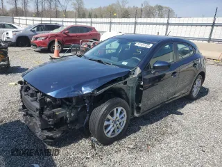 2017 Mazda 3 Sport with VIN 3MZBN1K75HM115323, listed as a Copart auction lot 51101135 with 89,956 mi miles and Salvage Title. Bid and sale history available at carsss.com. Image 1.