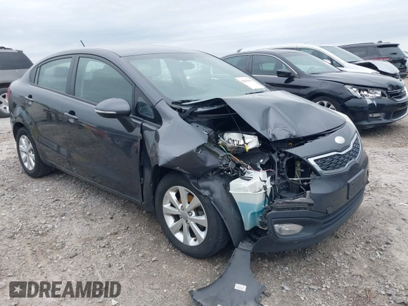 2013 Kia Rio EX with VIN KNADN4A34D6285952, listed as a IAAI auction lot 42036441 with 153,462 mi miles and . Bid and sale history available at DreamBid. Image 1.