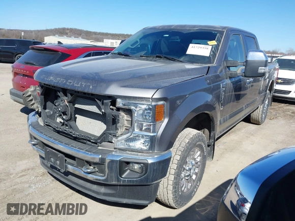 2021 Ford Super Duty F-250 SRW XL with VIN 1FT7W2BN5MEC89435, listed as a IAAI auction lot 41729358 with 40,397 mi miles. Bid and sale history available at carsss.com. Image 17.