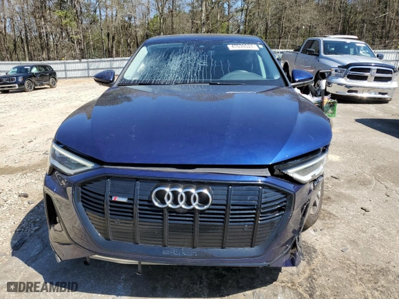 2022 Audi e-tron Sportback S line Premium with VIN WA11ABGE7NB023215, listed as a Copart auction lot 47039524 with 17,005 mi miles. Bid and sale history available at carsss.com. Image 5.