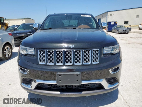 2015 Jeep Grand Cherokee Summit with VIN 1C4RJFJG7FC838858, listed as a Copart auction lot 53750615 with 53,552 mi miles and Clean title. Bid and sale history available at DreamBid. Image 5.
