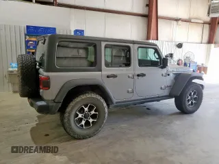 2018 Jeep Wrangler Unlimited Rubicon z VIN 1C4HJXFG5JW111896, wystawiony jako Copart lot #65800475 z przebiegiem Nie podano mil oraz Szkoda całkowita • Salvage title. Historia ofert i sprzedaży dostępna na DreamBid. Obrazek 3.
