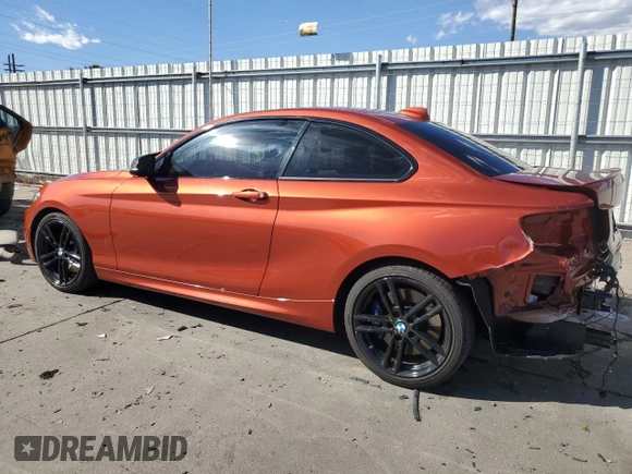 2018 BMW 2 Series M240i with VIN WBA2J5C57JVC07127, listed as a Copart auction lot 76994584 with 51,297 mi miles and Salvage title. Bid and sale history available at DreamBid. Image 2.