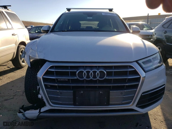 2020 Audi Q5 Premium Plus with VIN WA1BNAFY8L2029987, listed as a Copart auction lot 43777955 with 36,100 mi miles and Salvage Title. Bid and sale history available at carsss.com. Image 5.