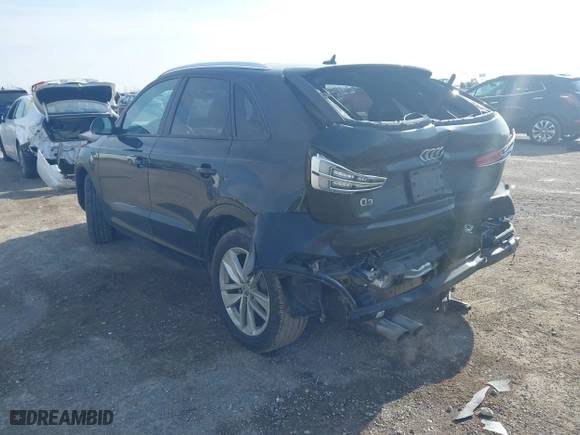 2018 Audi Q3 Premium with VIN WA1BCCFS0JR010450, listed as a IAAI auction lot 41583173 with 100,140 mi miles. Bid and sale history available at carsss.com. Image 3.