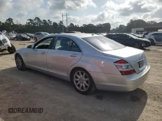 2007 Mercedes-Benz S 550 with VIN WDDNG71X17A127680, listed as a Copart auction lot 61382985 with 268,493 mi miles and Salvage title. Bid and sale history available at DreamBid. Image 2.