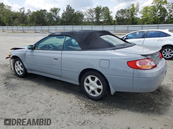 2002 Toyota Solara SE with VIN 2T1FF28P02C589503, listed as a Copart auction lot 63686544 with 270,767 mi miles and Salvage Title. Bid and sale history available at DreamBid. Image 2.