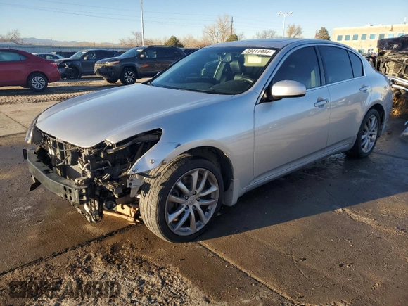 2008 Infiniti G35 with VIN JNKBV61E08M210978, listed as a Copart auction lot 83411904 with 153,687 mi miles and Salvage Title. Bid and sale history available at DreamBid. Image 1.