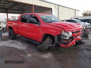 2022 Chevrolet Silverado 1500 RST with VIN 1GCUDEET3NZ516474, listed as a Copart auction lot 82578894 with 40,742 mi miles and Non Repairable. Bid and sale history available at DreamBid. Image 4.