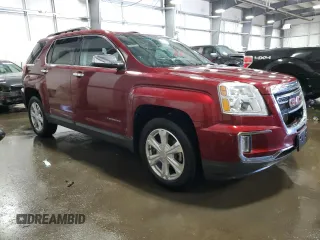 2017 GMC Terrain SLE with VIN 2GKFLTEK1H6107000, listed as a Copart auction lot 46283195 with 128,242 mi miles and Salvage Title. Bid and sale history available at carsss.com. Image 4.