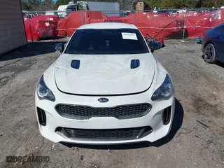 2020 Kia Stinger GT-Line with VIN KNAE15LA3L6081076, listed as a IAAI auction lot 41649606 with 7,800 mi miles. Bid and sale history available at carsss.com. Image 12.