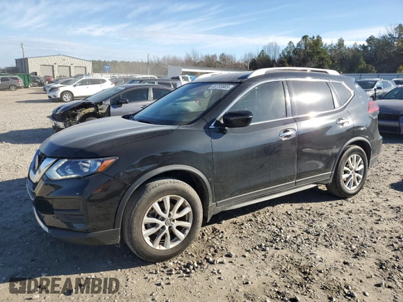 2019 Nissan Rogue SV with VIN JN8AT2MT8KW258556, listed as a Copart auction lot 46705905 with 38,178 mi miles and Salvage Title. Bid and sale history available at DreamBid. Image 1.