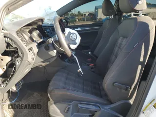 2018 Volkswagen Golf GTI S with VIN 3VW447AUXJM258375, listed as a Copart auction lot 70279604 with 56,568 mi miles and Salvage Title. Bid and sale history available at carsss.com. Image 7.