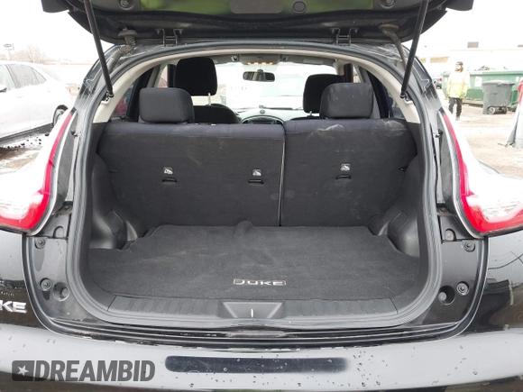 2015 Nissan Juke S with VIN JN8AF5MRXFT504124, listed as a IAAI auction lot 41711672 with 75,850 mi miles and . Bid and sale history available at DreamBid. Image 17.