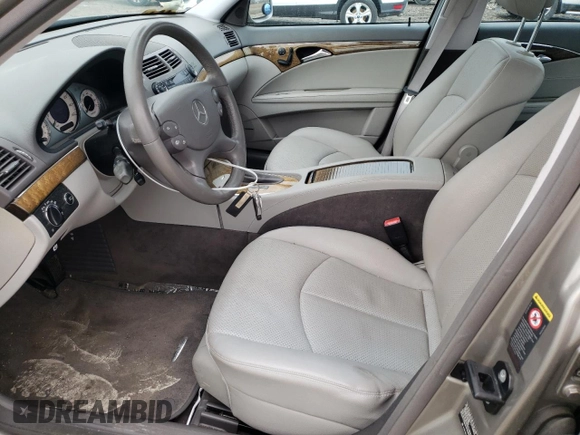 2007 Mercedes-Benz E-Class 3.5L with VIN WDBUF87X17B123174, listed as a Copart auction lot 48057505 with 117,666 mi miles and Salvage Title. Bid and sale history available at carsss.com. Image 7.