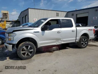 2015 Ford F-150 XLT z VIN 1FTEW1EF1FKE33685, wystawiony jako Copart lot #57180675 z przebiegiem Nie podano mil oraz Szkoda całkowita • Salvage title. Historia ofert i sprzedaży dostępna na DreamBid. Obrazek 1.