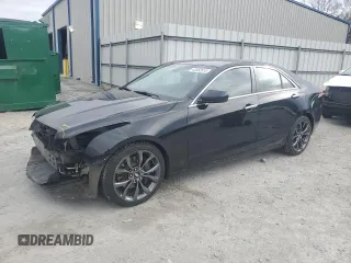 2018 Cadillac ATS RWD z VIN 1G6AA5RXXJ0145503, wystawiony jako Copart lot #43352615 z przebiegiem 52 698 mil mil oraz Szkoda całkowita • Salvage title. Historia ofert i sprzedaży dostępna na DreamBid. Obrazek 1.