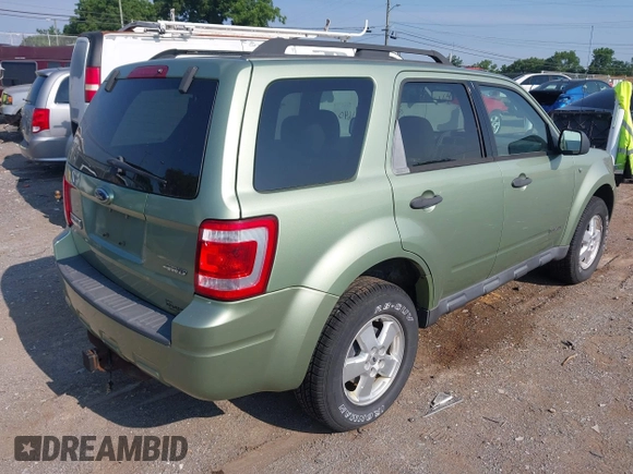 2008 Ford Escape XLT with VIN 1FMCU93188KA89855, listed as a IAAI auction lot 42581640 with 172,576 mi miles and . Bid and sale history available at DreamBid. Image 4.