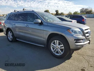 2016 Mercedes-Benz GL with VIN 4JGDF6EE3GA650495, listed as a Copart auction lot 77444414 with 91,093 mi miles and Salvage Title. Bid and sale history available at carsss.com. Image 4.