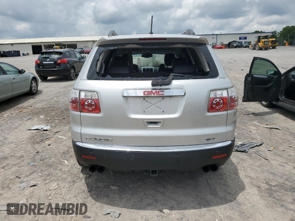 2012 GMC Acadia SLT2 with VIN 1GKKRSED6CJ296912, listed as a Copart auction lot 56678174 with 0 mi miles and Salvage Title. Bid and sale history available at carsss.com. Image 6.