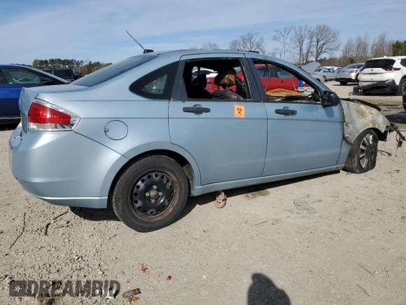 2008 Ford Focus S with VIN 1FAHP34N88W264717, listed as a Copart auction lot 47538965 with 0 mi miles and Salvage Title. Bid and sale history available at carsss.com. Image 3.