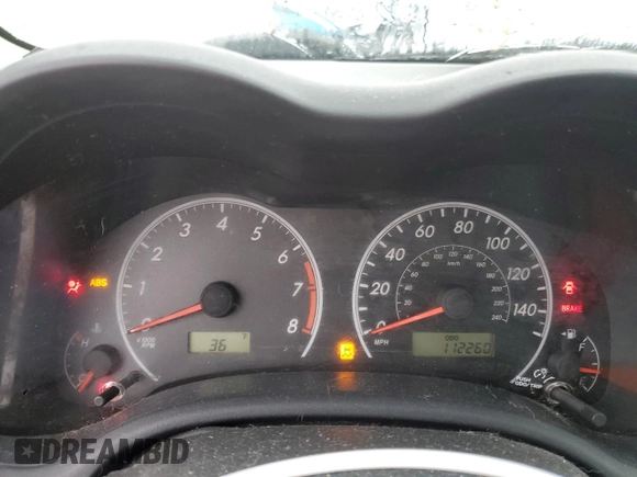 2012 Toyota Corolla L with VIN 2T1BU4EE3CC916478, listed as a Copart auction lot 89019635 with 112,260 mi miles and Salvage Title. Bid and sale history available at carsss.com. Image 9.