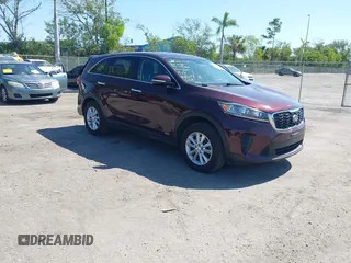 2019 Kia Sorento LX with VIN 5XYPGDA39KG576807, listed as a IAAI auction lot 42063866 with 53,899 mi miles. Bid and sale history available at carsss.com. Image 1.