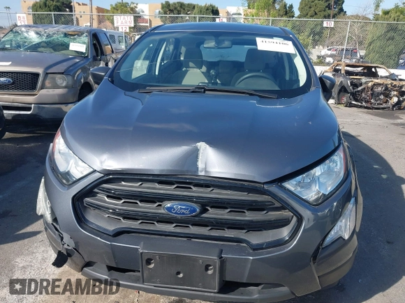 2020 Ford EcoSport S with VIN MAJ3S2FEXLC384707, listed as a IAAI auction lot 41594106 with 28,489 mi miles and . Bid and sale history available at DreamBid. Image 6.