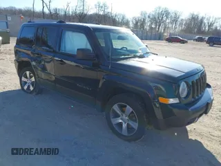 2017 Jeep Patriot High Altitude with VIN 1C4NJRFB9HD108704, listed as a IAAI auction lot 41640306 with 69,040 mi miles. Bid and sale history available at carsss.com. Image 1.