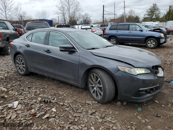 2015 Acura TLX V6 Tech with VIN 19UUB2F54FA015793, listed as a Copart auction lot 47368765 with 67,606 mi miles and Salvage Title. Bid and sale history available at carsss.com. Image 4.