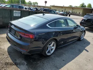 2018 Audi A5 Sportback Premium Plus with VIN WAUENCF52JA074783, listed as a Copart auction lot 56463113 with 60,488 mi miles. Bid and sale history available at carsss.com. Image 3.