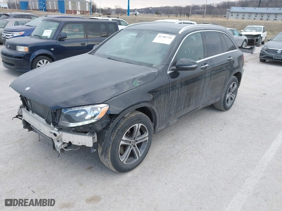 2017 Mercedes-Benz GLC with VIN WDC0G4KB9HF250079, listed as a IAAI auction lot 41706716 with 143,945 mi miles. Bid and sale history available at carsss.com. Image 19.
