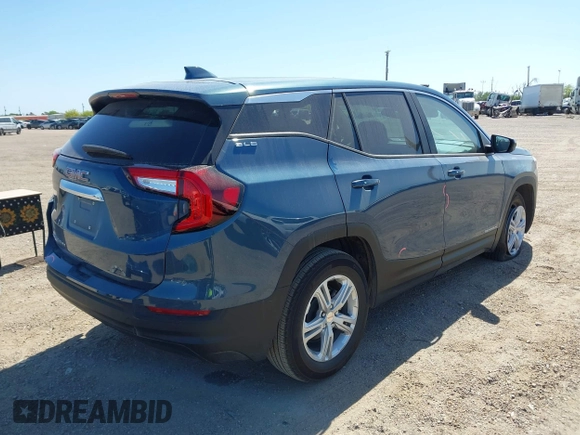 2024 GMC Terrain SLE with VIN 3GKALMEG1RL390751, listed as a IAAI auction lot 42041376 with 12,436 mi miles and . Bid and sale history available at DreamBid. Image 4.