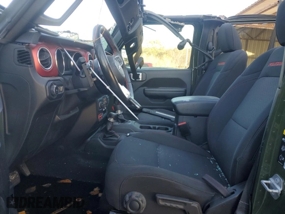 2021 Jeep Wrangler Unlimited Rubicon с VIN 1C4HJXFN6MW652765, выставлен на аукционе Copart как лот 81967164 с пробегом 52 380 миль миль и Списание • Salvage title. История ставок и продаж доступна на DreamBid. Изображение 7.