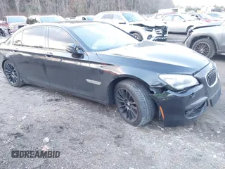 2015 BMW 7 Series 740Li xDrive with VIN WBAYF4C51FGS99074, listed as a IAAI auction lot 41222498 with 132,789 mi miles. Bid and sale history available at carsss.com. Image 1.