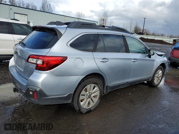 2019 Subaru Outback Premium with VIN 4S4BSAFC5K3332524, listed as a Copart auction lot 46716345 with 107,698 mi miles and Salvage Title. Bid and sale history available at carsss.com. Image 3.