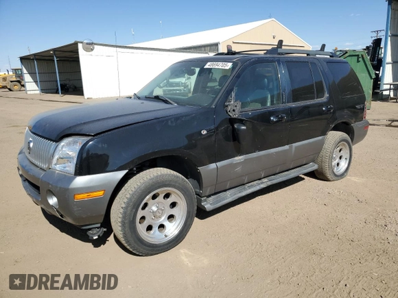 2005 Mercury Mountaineer Convenience with VIN 4M2ZU86KX5ZJ00820, listed as a Copart auction lot 48694705 with 191,101 mi miles and Salvage title. Bid and sale history available at DreamBid. Image 1.