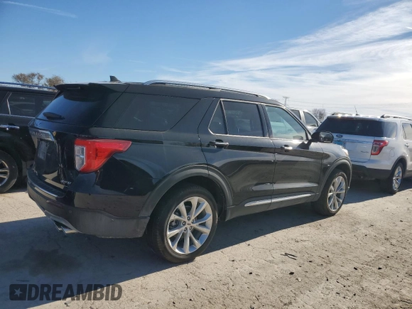 2024 Ford Explorer Platinum with VIN 1FM5K8HC8RGA40565, listed as a Copart auction lot 82205404 with 6,076 mi miles and Salvage Title. Bid and sale history available at carsss.com. Image 3.